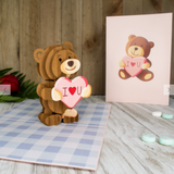 Bad Bear 3D Pop up card