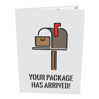 Your Package Has Arrived 3D Pop up Inappropriate D - Brown