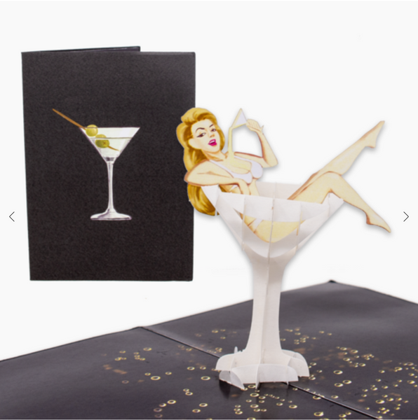 Dirty Martini 3D Pop up card