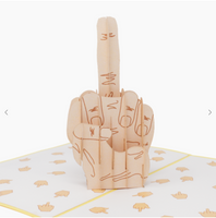 Fuck You in 3D Pop up card