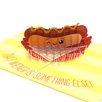 You're Great As a Person...Buuut 3D Pop up Weiner card