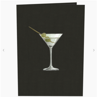 Dirty Martini 3D Pop up card